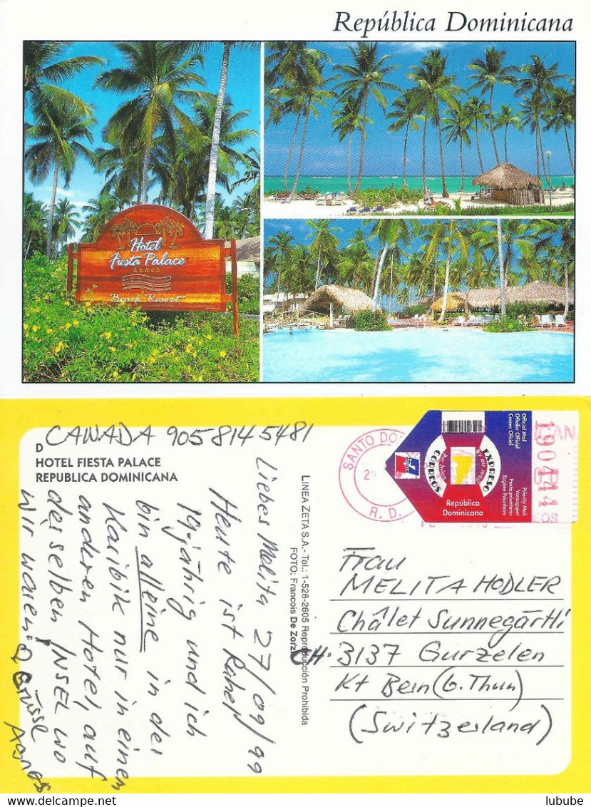 AK  "Hotel Fiesta Palace - Republica Dominicana"           1999 - República Dominicana