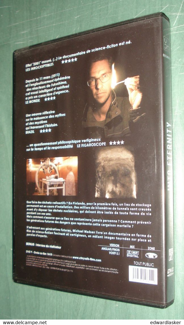 DVD - INTO ETERNITY : La Cachette Nucléaire - Michael Masden "documentaire" - Documentary