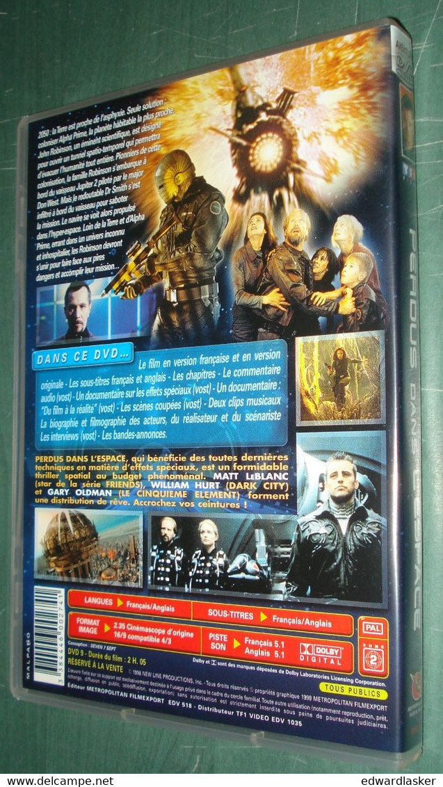 DVD - PERDUS DANS L'ESPACE - Gary Oldman William Hurt - Edition Prestige - Science-Fiction & Fantasy