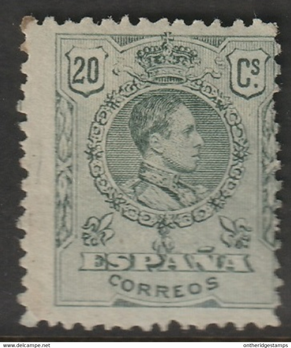 Spain 1909 Sc 301 Ed 272 Yt 247 MH* Toning Spot - Nuevos