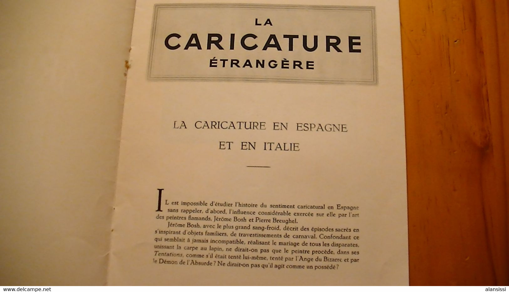 La CARICATURE ETRANGERE  ESPAGNE ET ITALIE  N° 5  16 PAGES - Disegni Originali