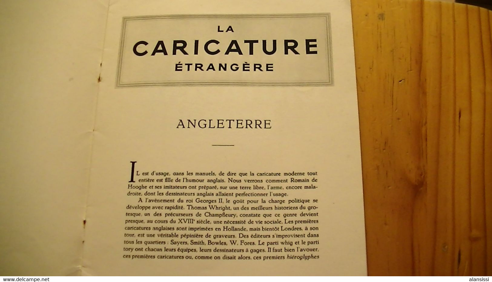 La CARICATURE ETRANGERE     ANGLETERRE ET AMERIQUE  N° 1  16 PAGES - Original Drawings