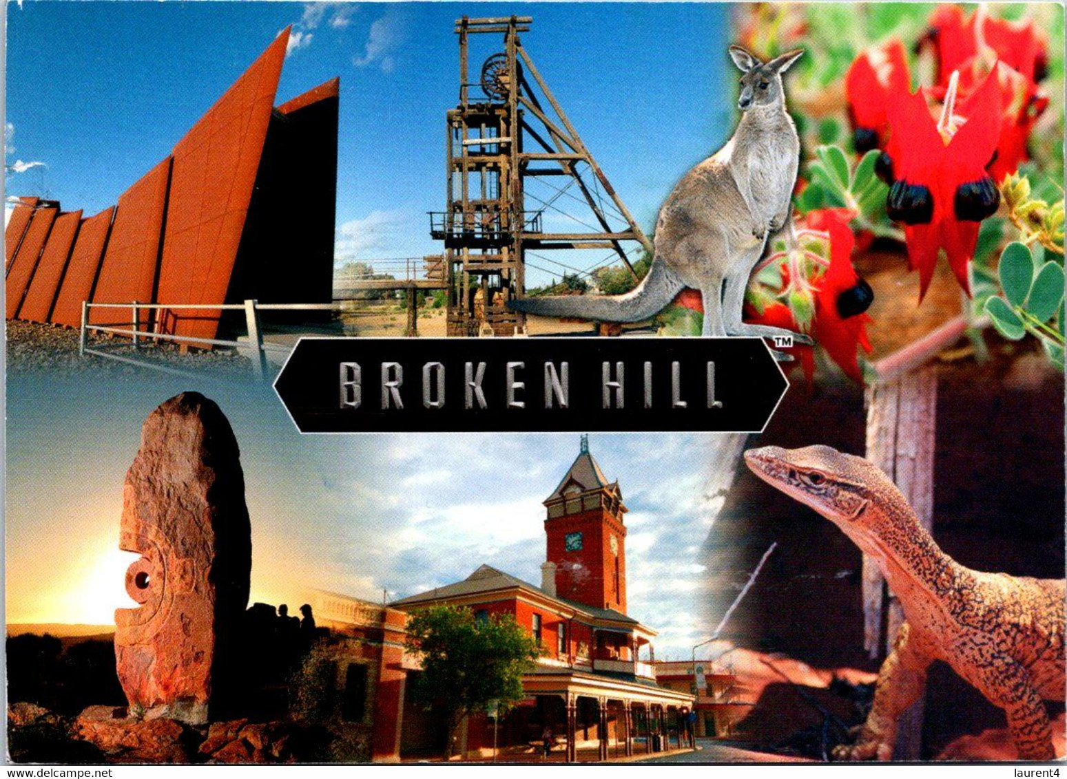 (2 B 10 ) Australia - NSW - Brken Hill (with Kangaroo Stamp) - Broken Hill