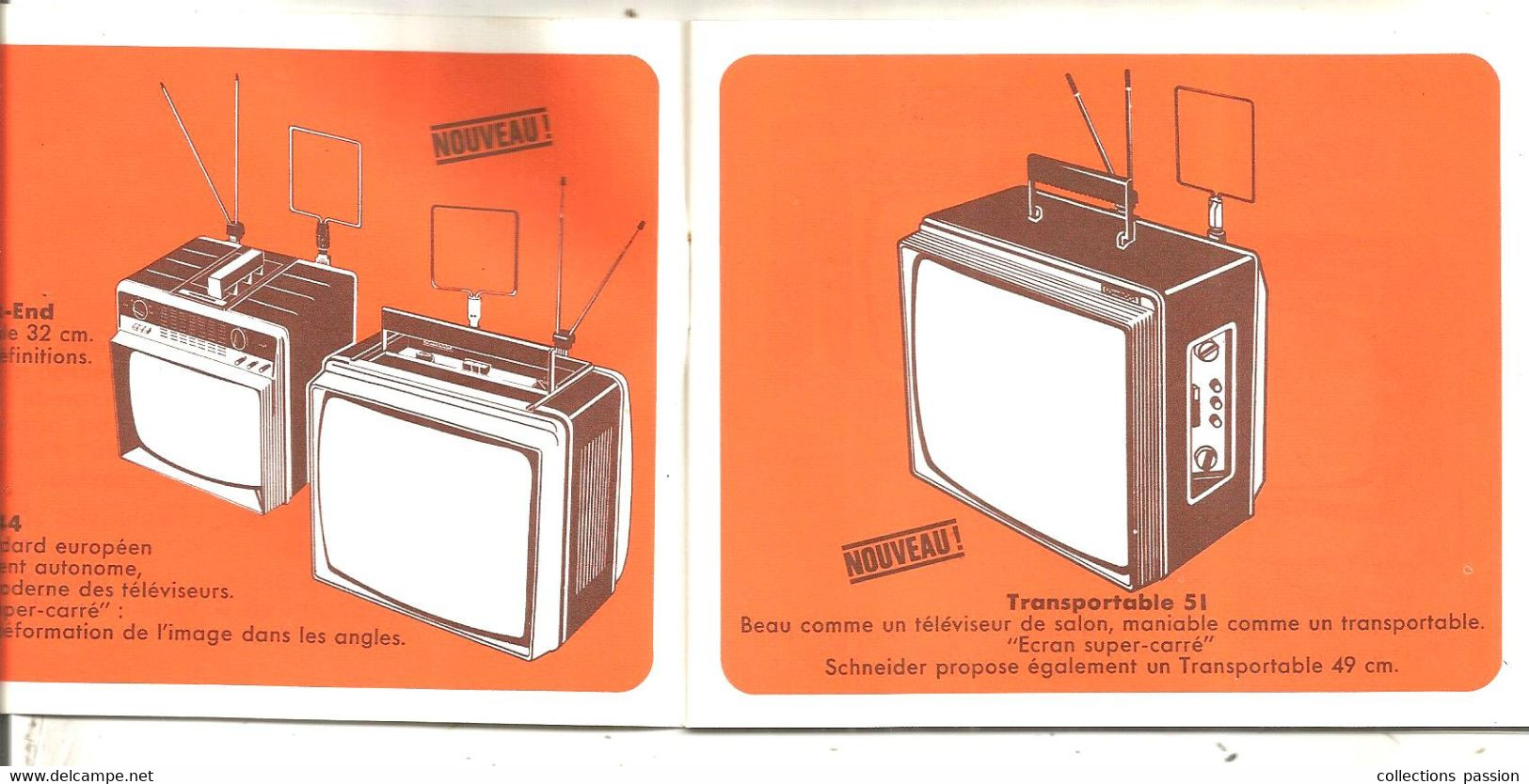 Publicité, SCHNEIDER,radio, Télévision, Auto-radio, Magnétophone, Haute Fidélité, P. PEQUEUX , ANGERS, Frais Fr 2.25 E - Advertising