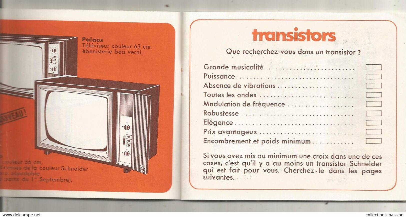 Publicité, SCHNEIDER,radio, Télévision, Auto-radio, Magnétophone, Haute Fidélité, P. PEQUEUX , ANGERS, Frais Fr 2.25 E - Advertising