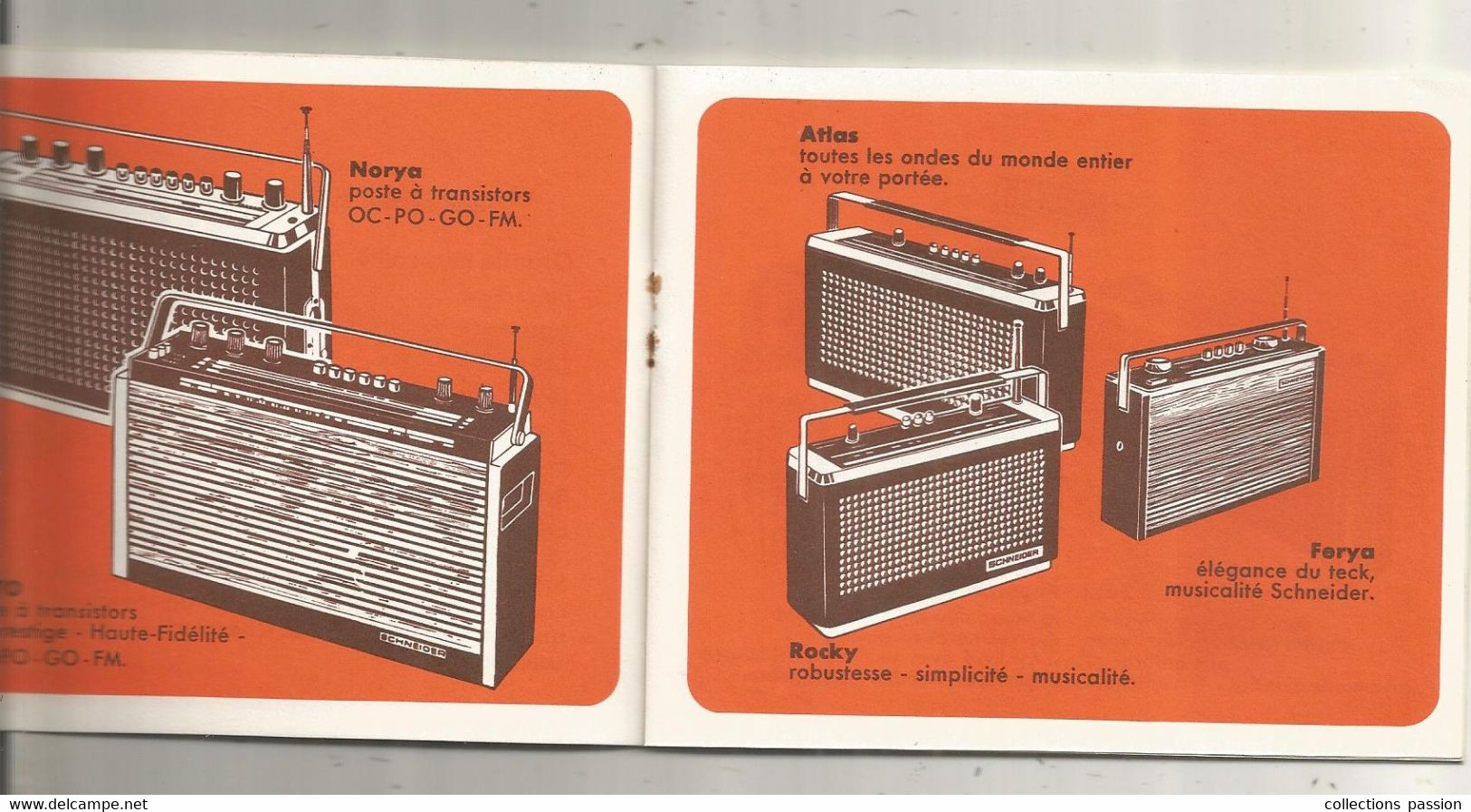 Publicité, SCHNEIDER,radio, Télévision, Auto-radio, Magnétophone, Haute Fidélité, P. PEQUEUX , ANGERS, Frais Fr 2.25 E - Advertising