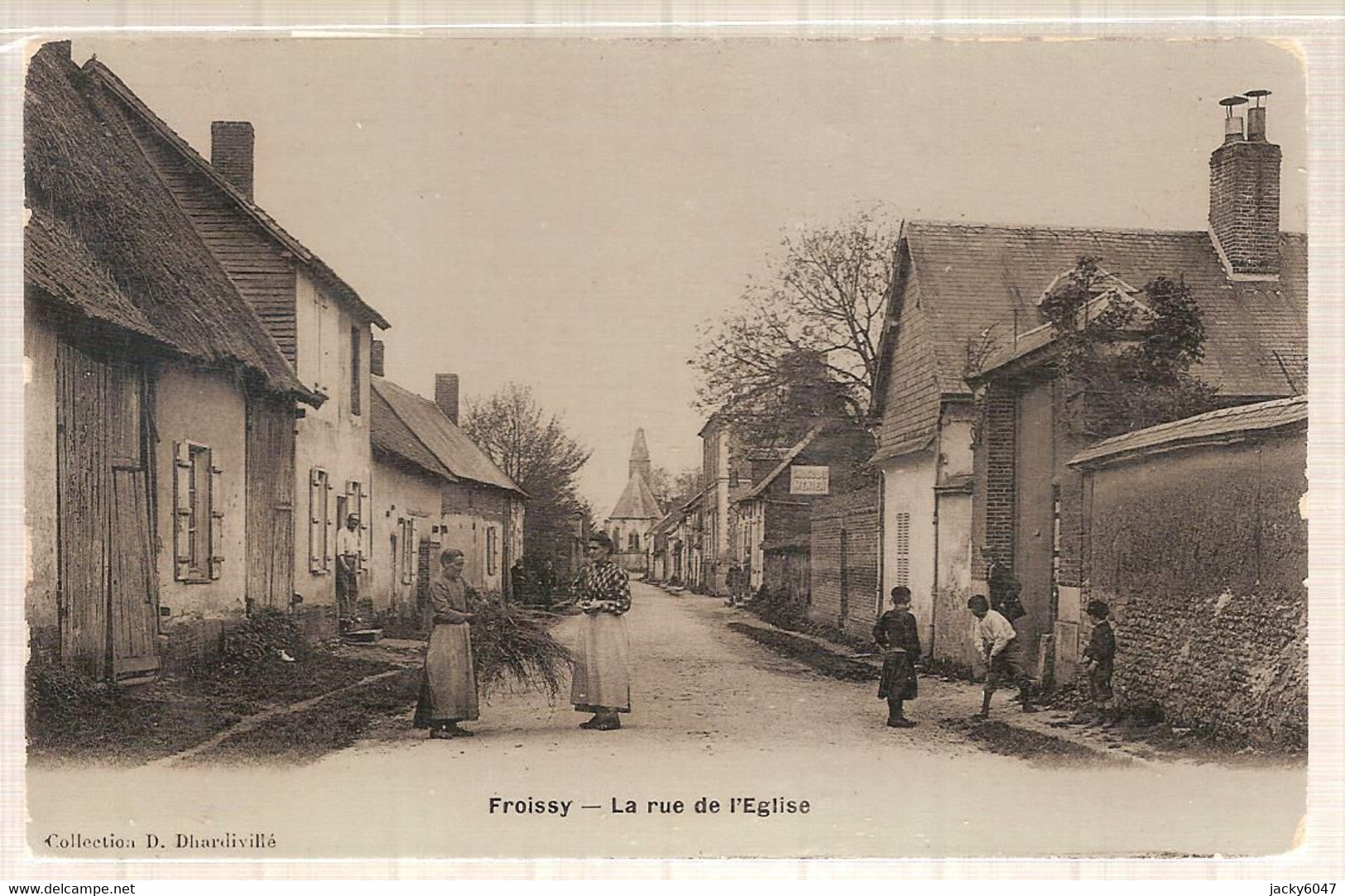 60 - Froissy (oise) - La Rue De L'Eglise - Froissy