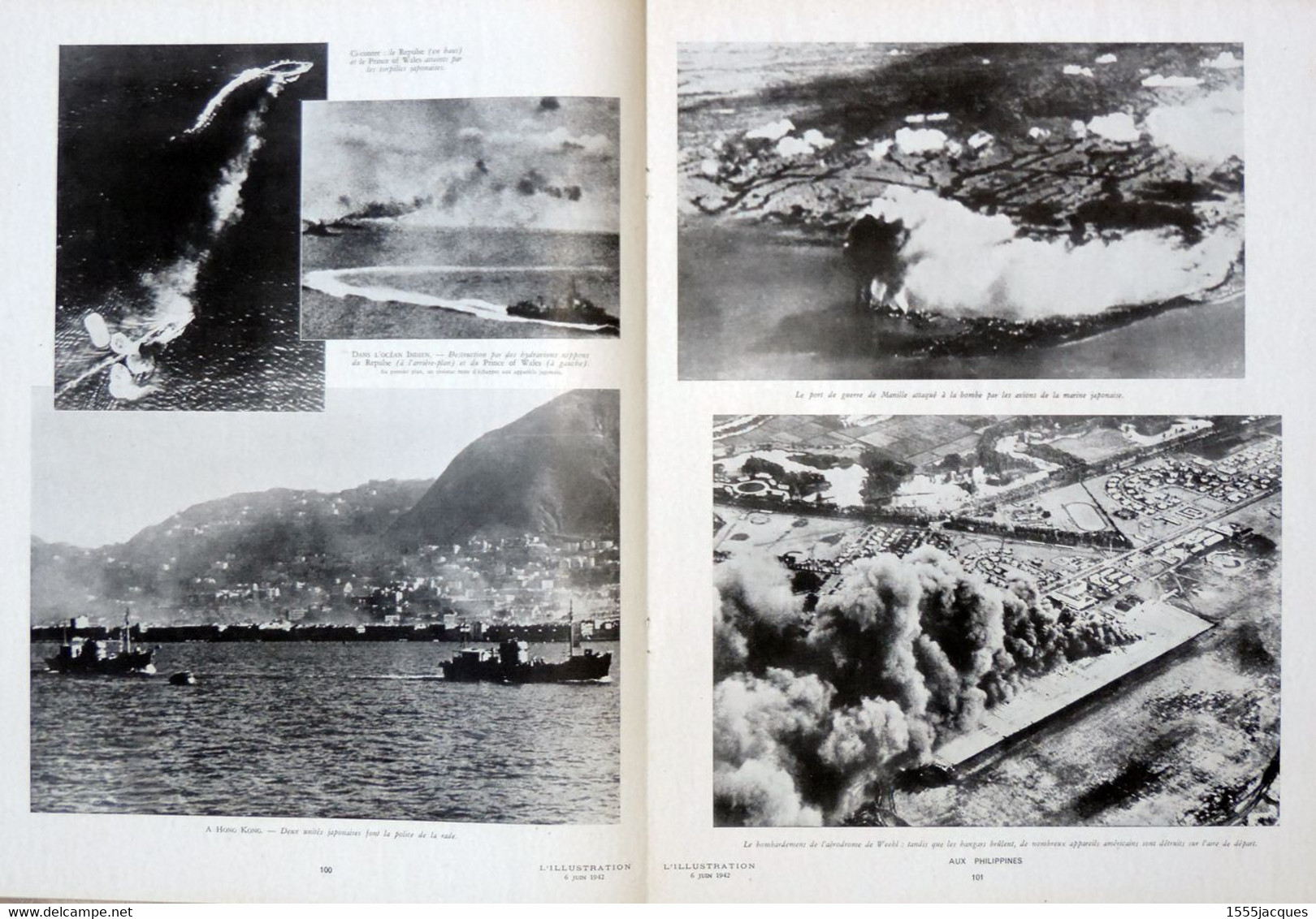 L'ILLUSTRATION N° 5178 / 06-06-1942 : R.A.F HAWAÏ PHILIPPINES MALAISIE SINGAPOUR ARMOIRIES CHEVEUX ALGÉRIE PEARL HARBOUR