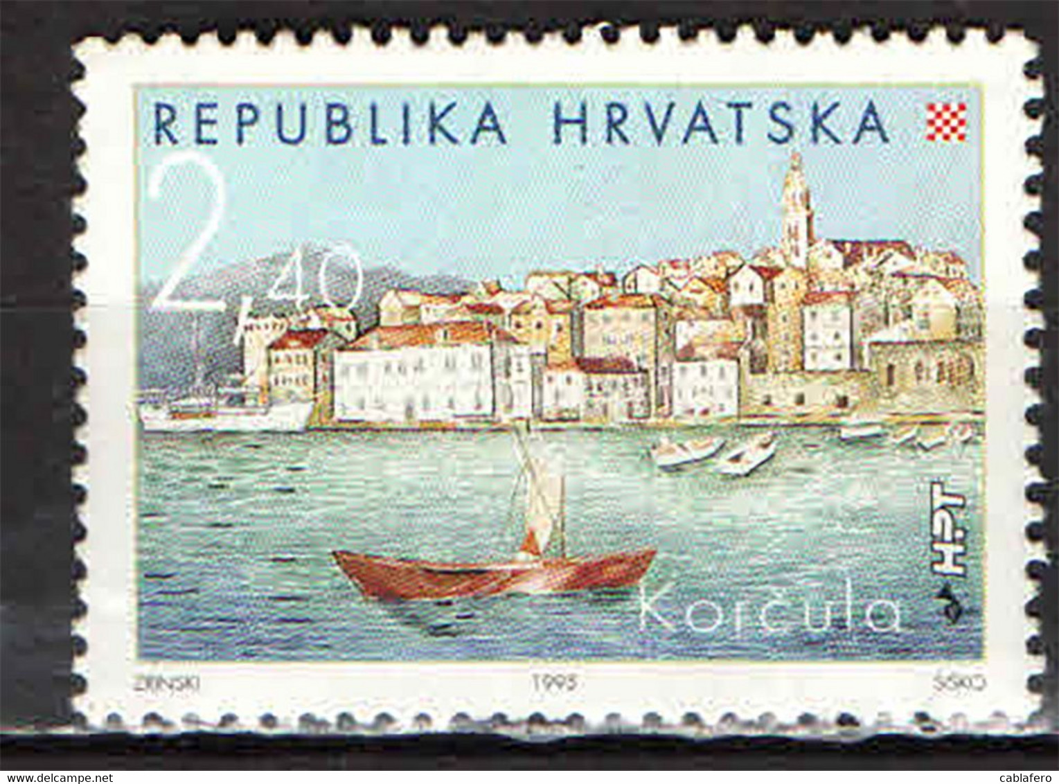 CROAZIA - 1995 - TURISMO IN CROAZIA: KORCUTA - MNH - Kroatië