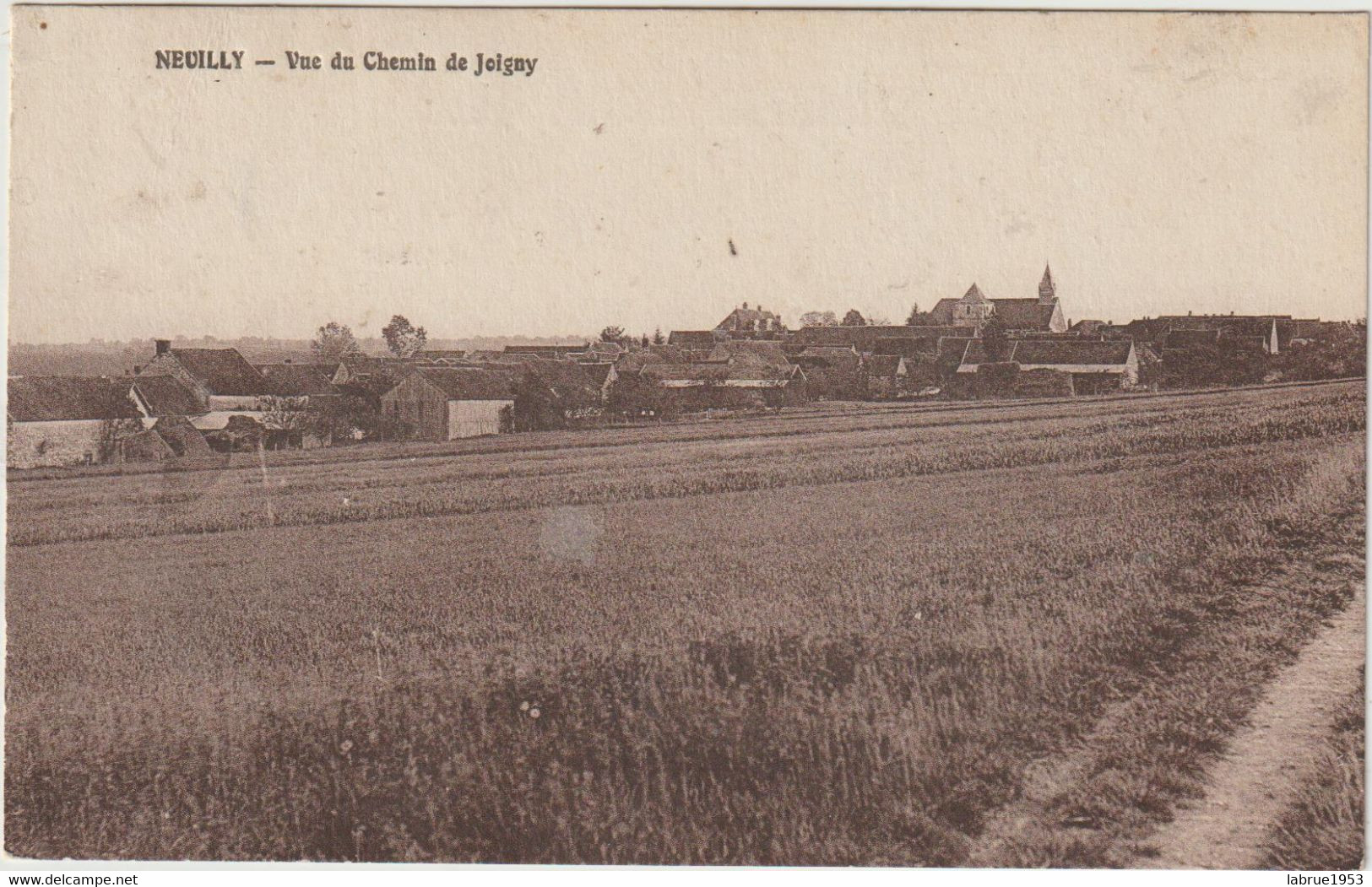 Neuilly-Vue Du Chemin De Joigny - ( E.8337) - Neuvy Sautour