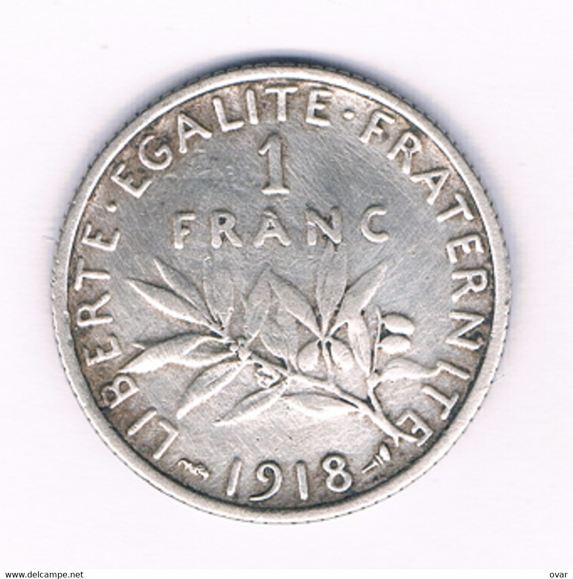 1 FRANC 1918 FRANKRIJK /8700/ - Other & Unclassified