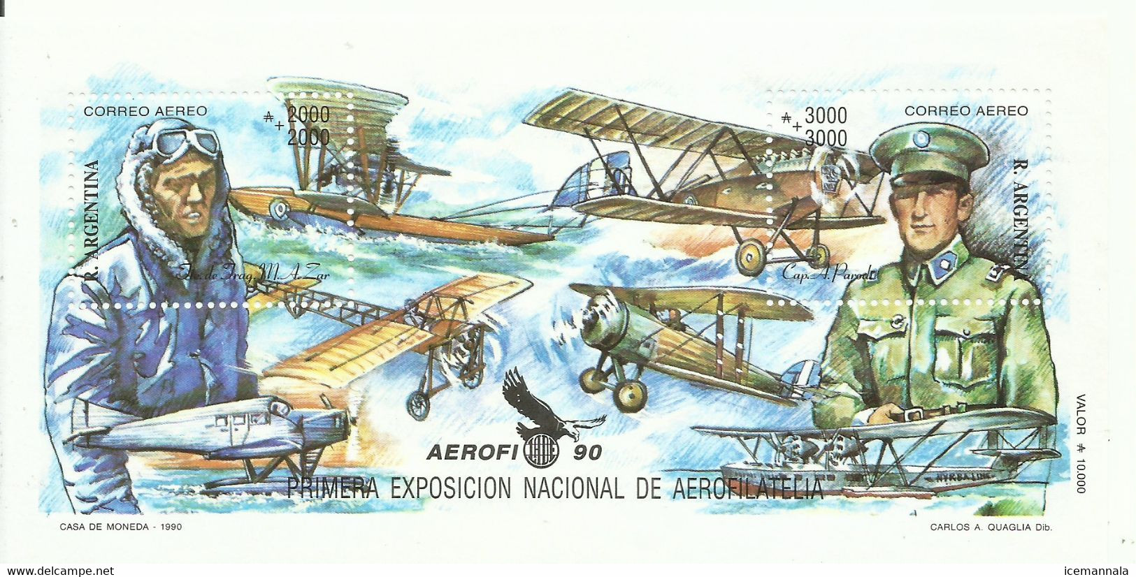 ARGENTINA  YVERT   H/B  43  MNH  ** - Blokken & Velletjes