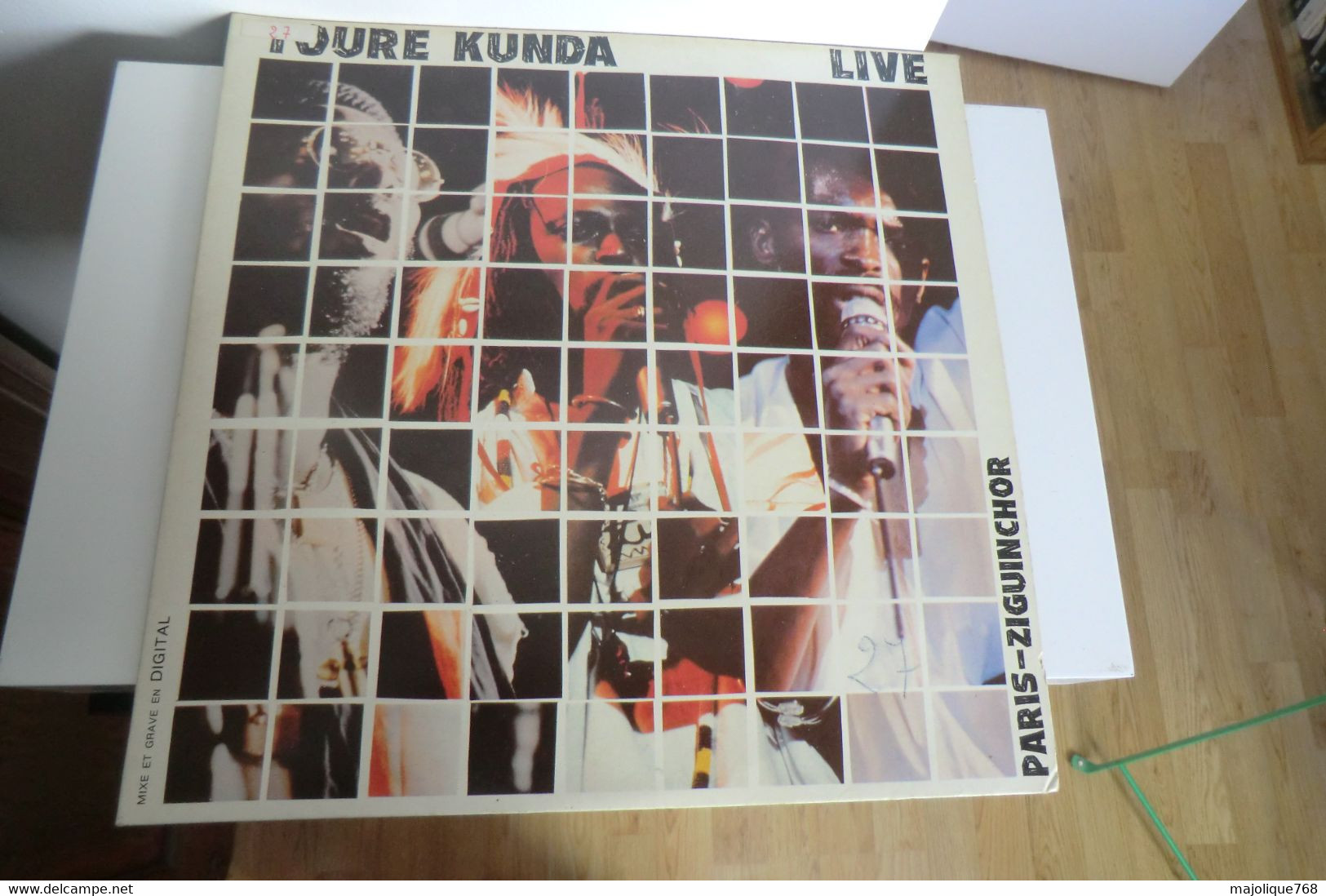 Disque 33 Cm De Touré Kunda Live - Paris-Ziguinchor - Celluloid 6710/11 - France 1984 - - Reggae