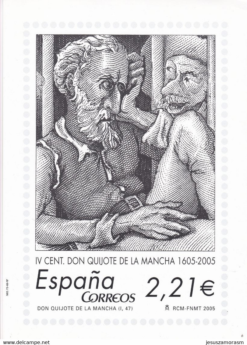 España Tarjeta De Correos 21 X 30 - Feuillets Souvenir