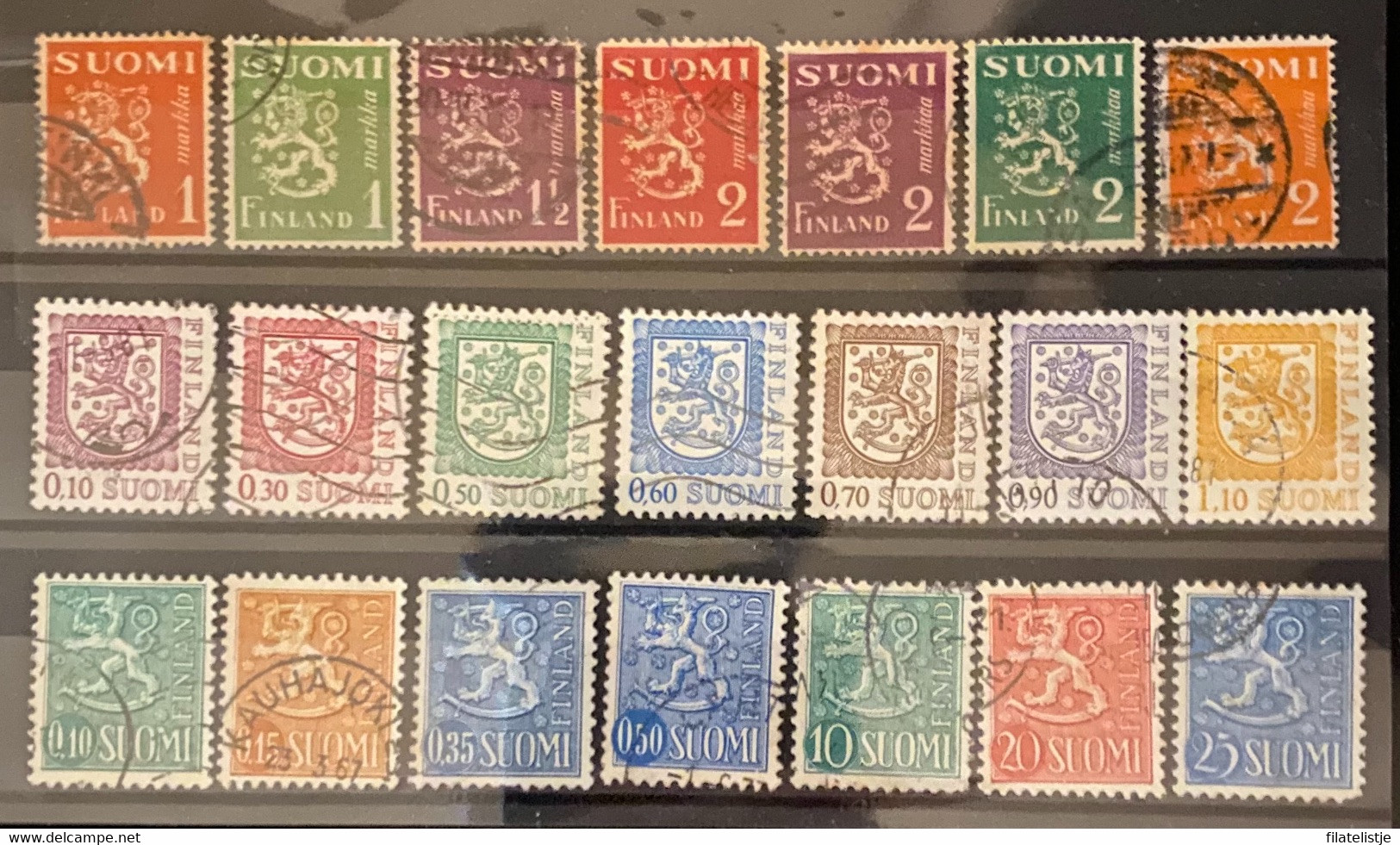 Finland Restje Zegels Used - Collections