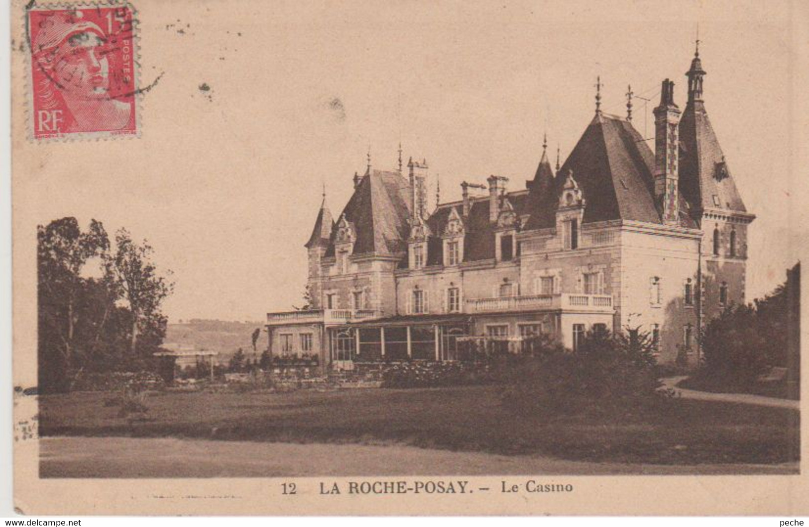 N°88123 -cpa La Roche Posay -le Casino- - Casino