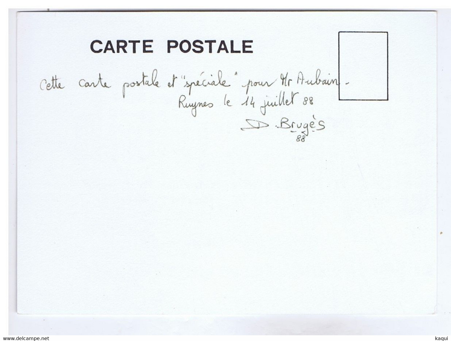 CANTAL - RUYNES - LA POESIE : UNE PIERRE POUR L'AVENIR - Dessin D. BRUGES - Altri & Non Classificati