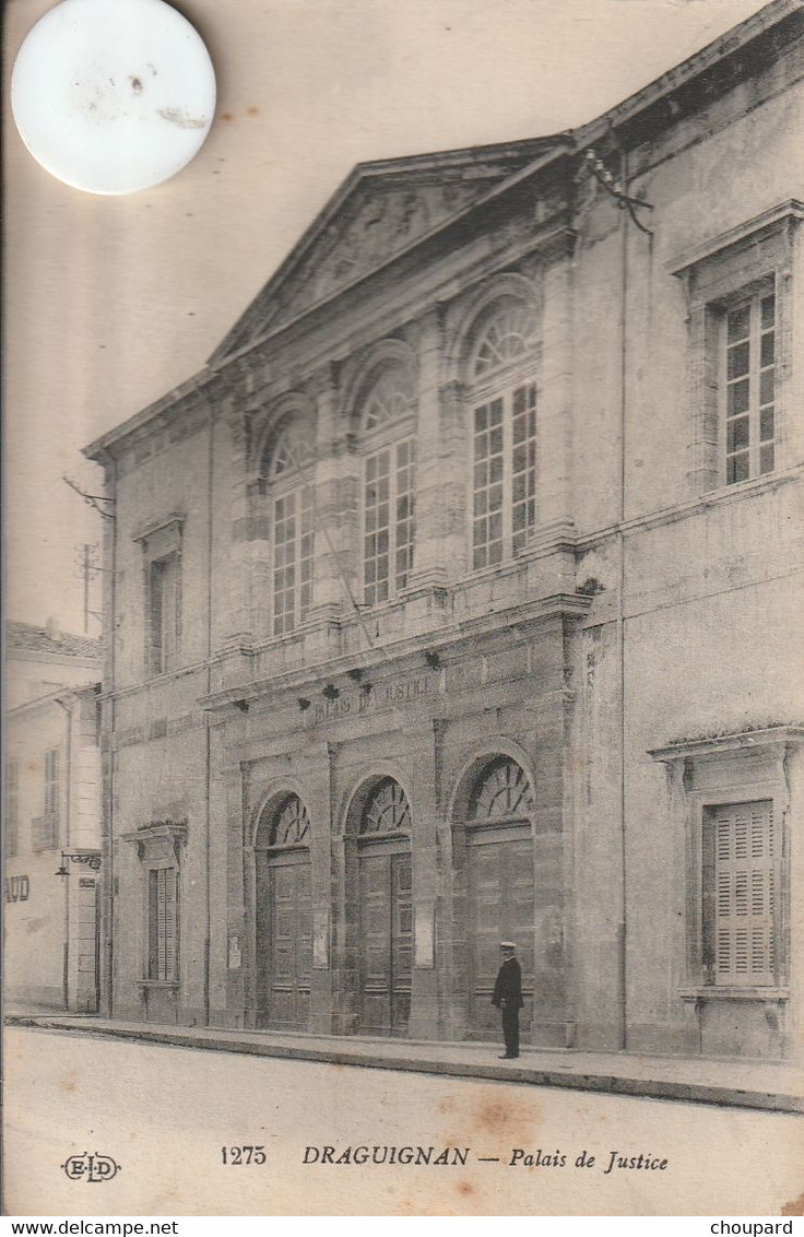 83 - Carte Postale Ancienne De  Draguignan     Palais De Justice - Draguignan