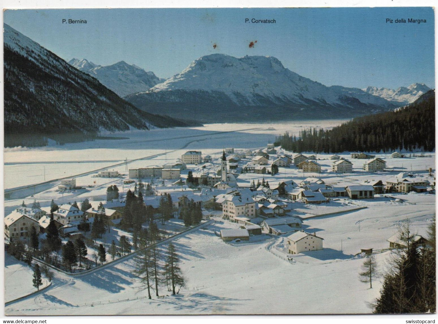 BEVER Gegen Piz Bernina P. Corvatsch Piz Della Margna - Bever