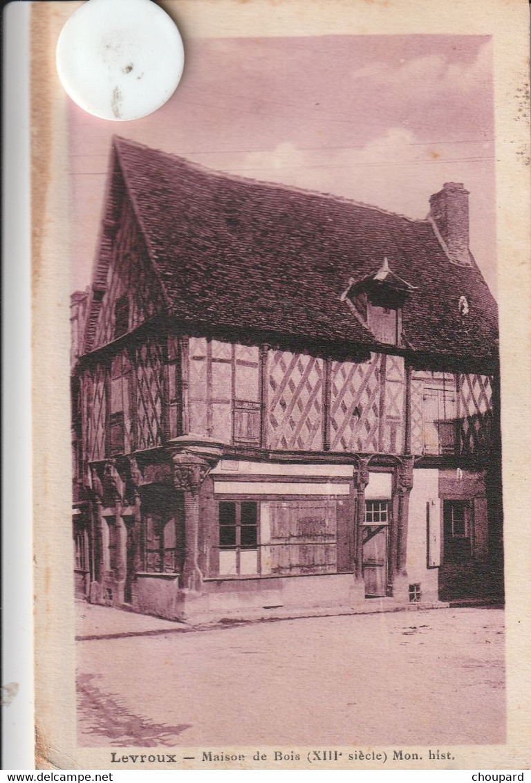 36 - Carte Postale Ancienne De  LEVROUX   Maison De Bois - Autres & Non Classés