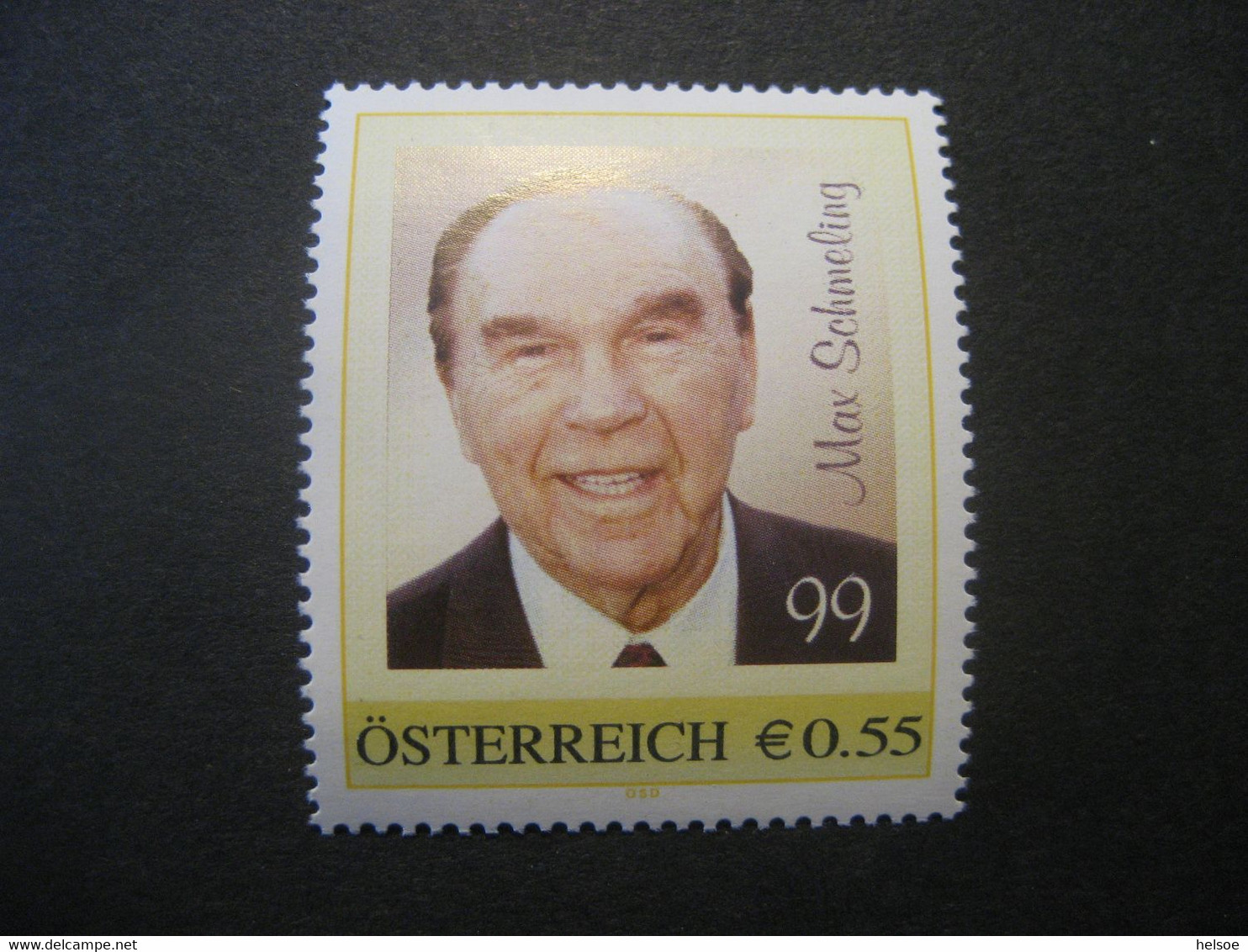 Osterreich- Pers.BM Max Schmeling € 0,55, MNH Postfrisch - Personalisierte Briefmarken