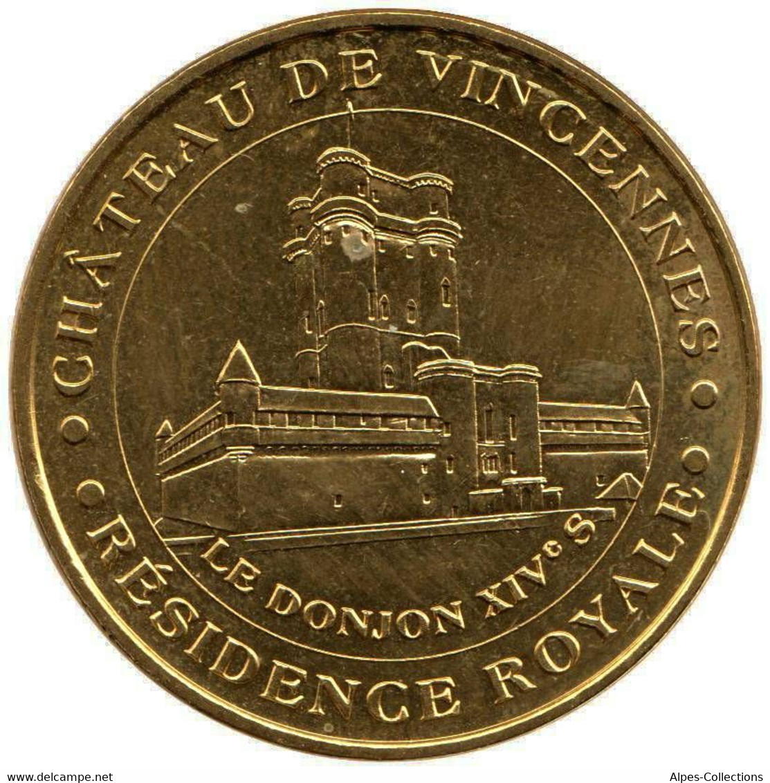 94-0340 - JETON TOURISTIQUE MDP - Château Vincennes - Résidence Royale - 2015.3 - 2015