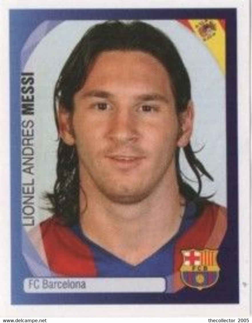 FIGURINA STICKER PANINI CHAMPIONS LEAGUE 2007-2008 LIONEL ANDRES MESSI - Italiaanse Uitgave