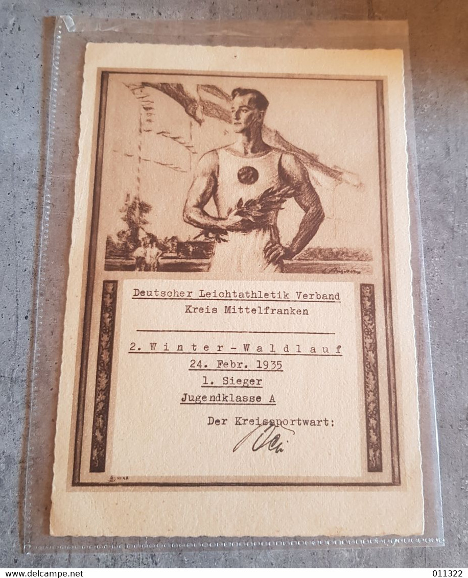 GERMANY GERMAN WINTER ATHLETICS ASSOCIATION YEAR 1935 - Cuadernillos