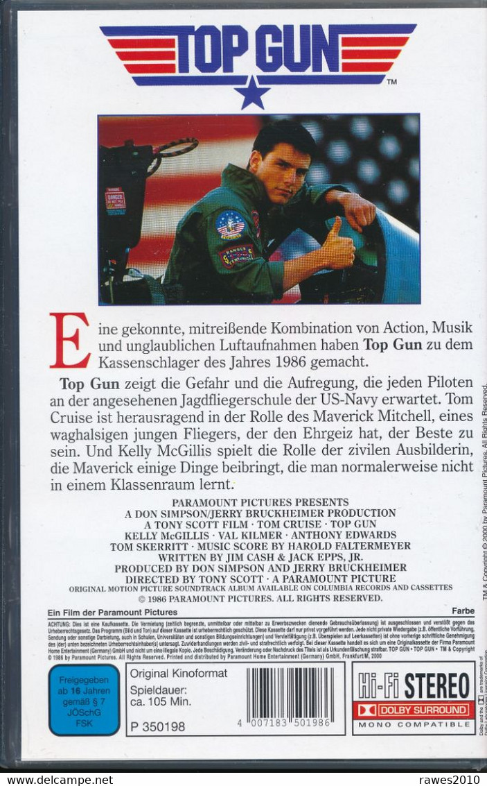 Video: Top Gun Mit Tom Cruise Und Kelly McGillis 1986 - Azione, Avventura