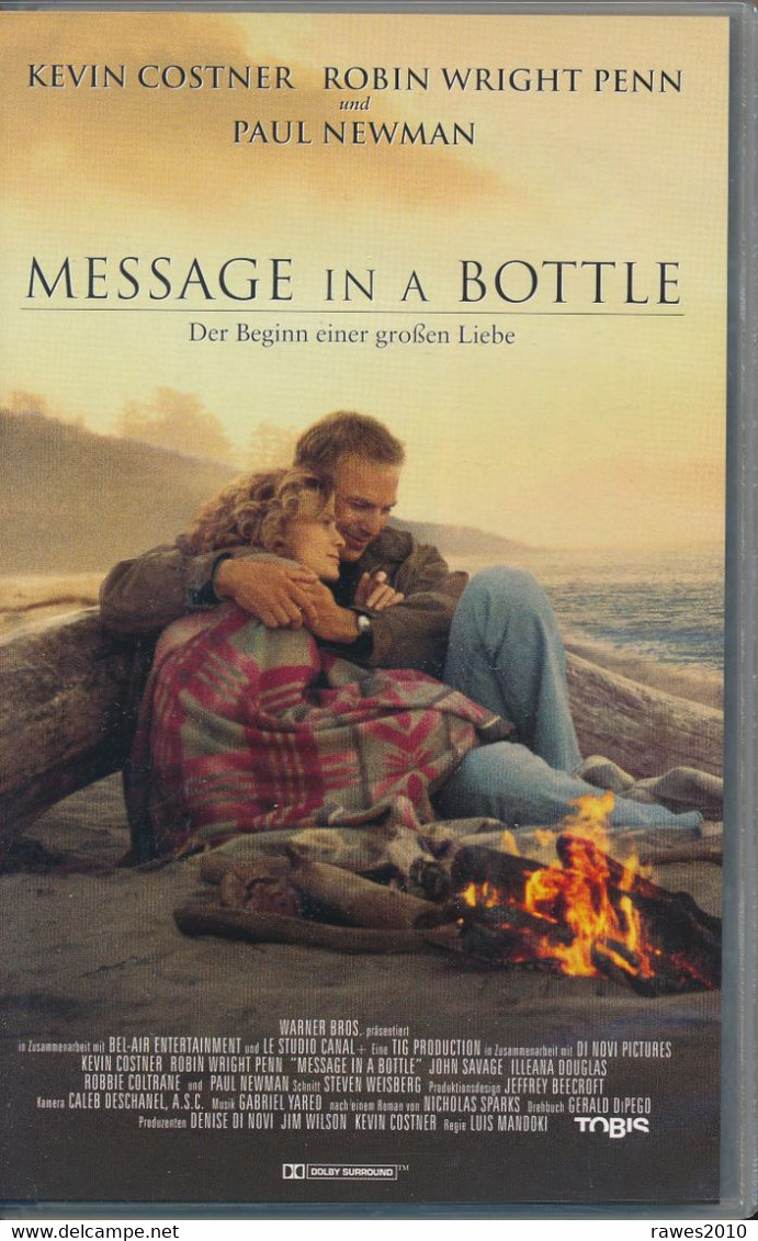 Video: Message In A Bottle Mit Kevin Costner, Rbin Wright Penn Und Paul Newman 2000 - Romantic