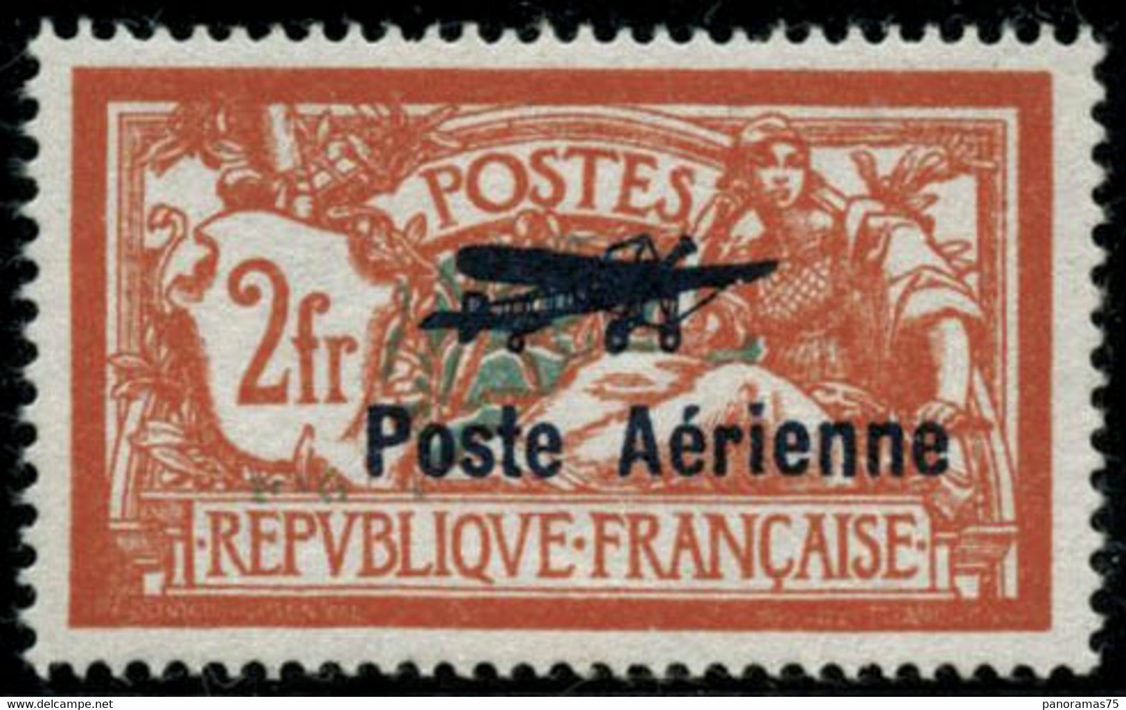 ** N°1a 2Forange Et Vert-bleu, Variété Coin De L'écusson Cassé - TB - Otros & Sin Clasificación