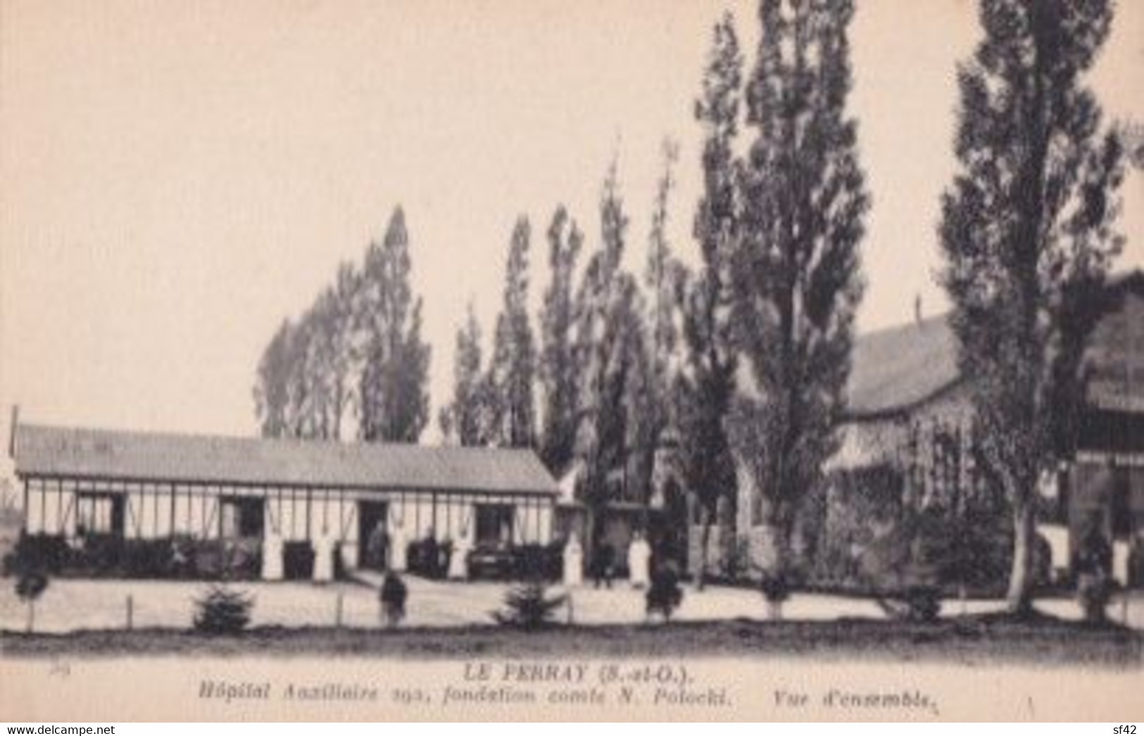 LE PERRAY              HOPITAL 392.           FONDATION COMTE N POTOCKI - Le Perray En Yvelines