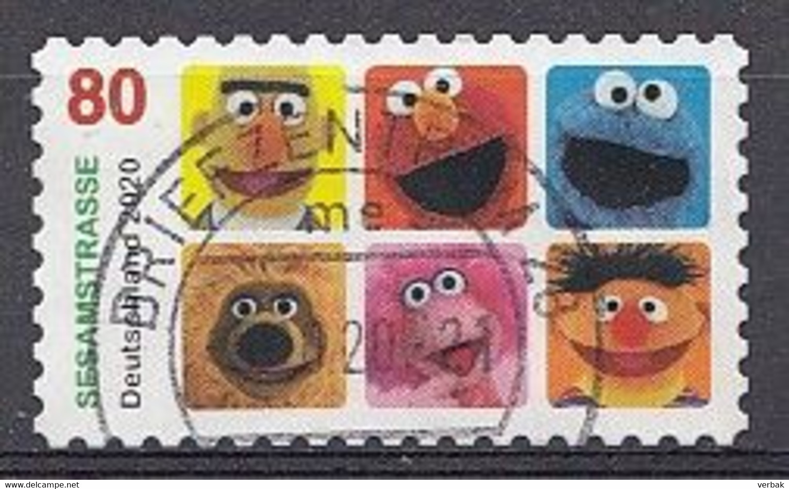 Bund  2020  Mi.nr. 3534  Sesamstrasse   Gestempelt / Oblitérés / Used - Used Stamps