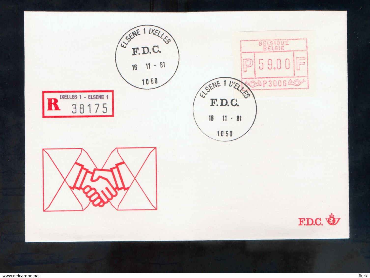 België FDC ATM6 Perfect - Briefe U. Dokumente