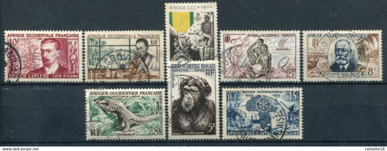 Afrique Occidentale Française         46/53  Oblitérés - Used Stamps