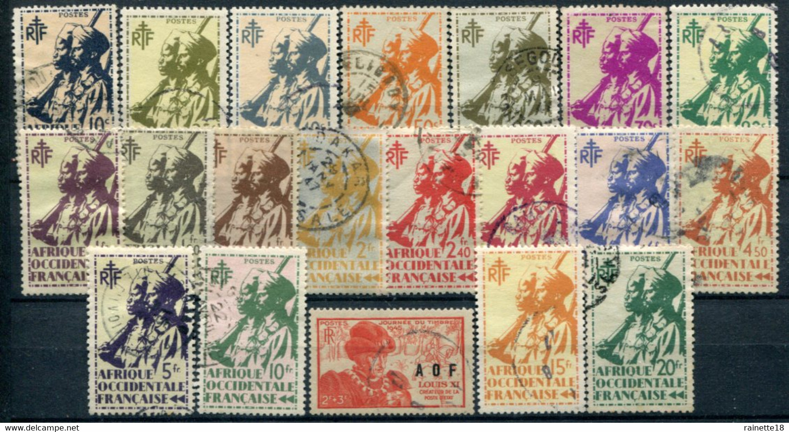 Afrique Occidentale Française       4/23  Oblitérés - Used Stamps