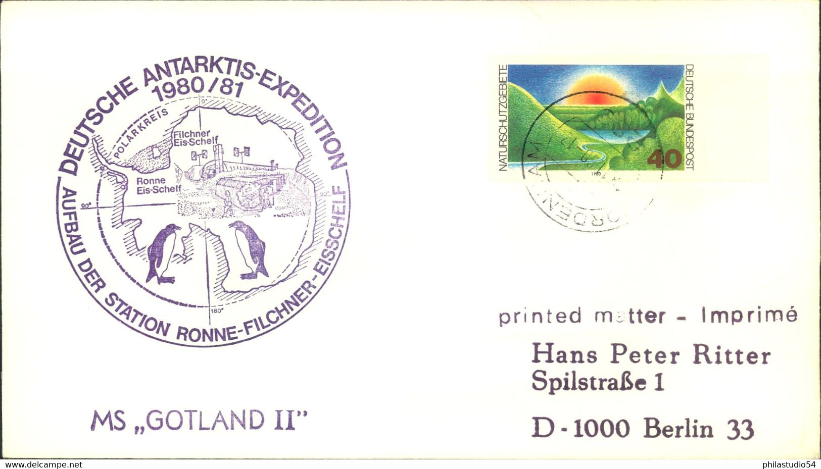 1979/1980, 10 covers with corresponding cachets