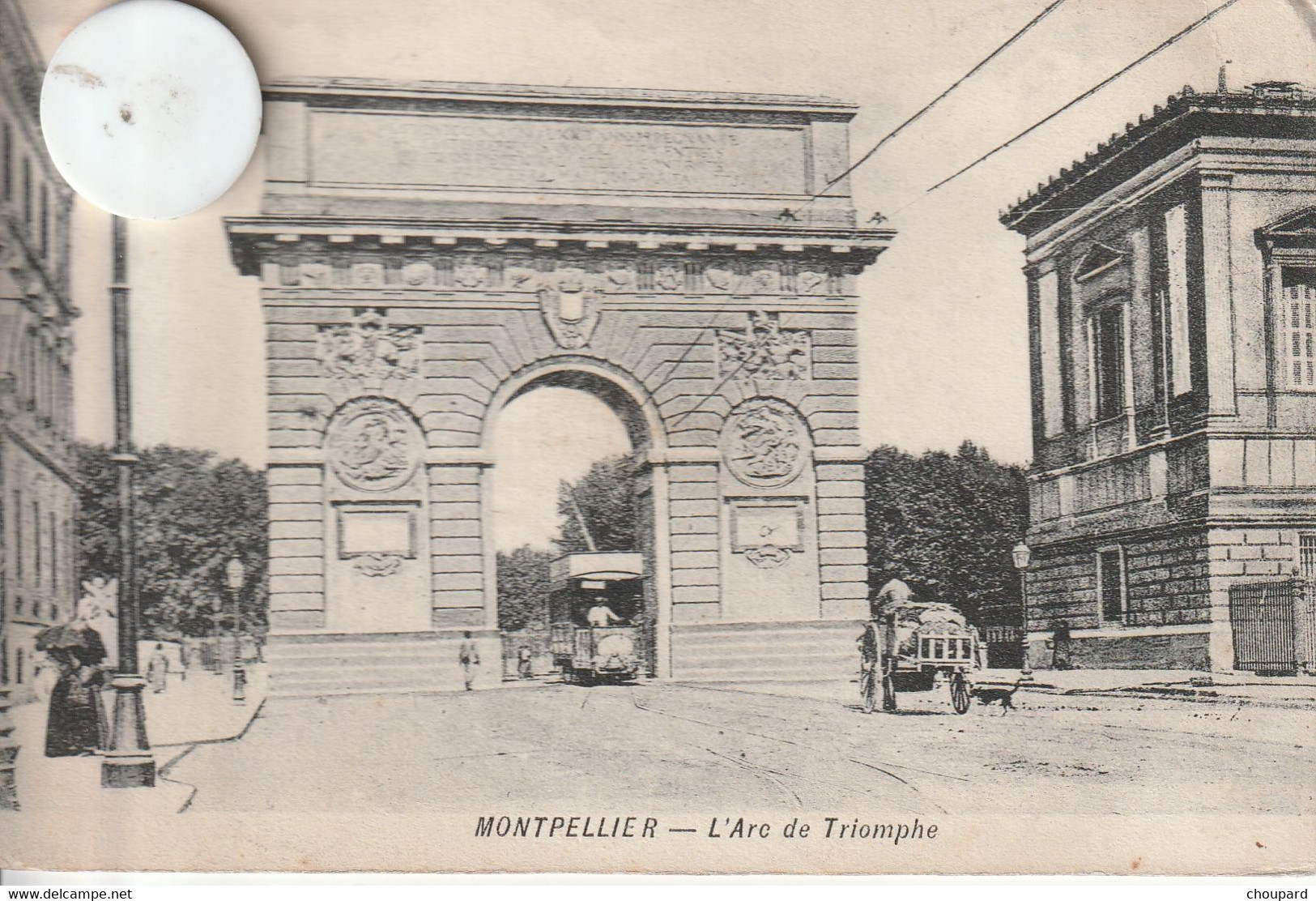 34 - Carte Ancienne De  MONTPELLIER  L'Arc De Triomphe - Montpellier