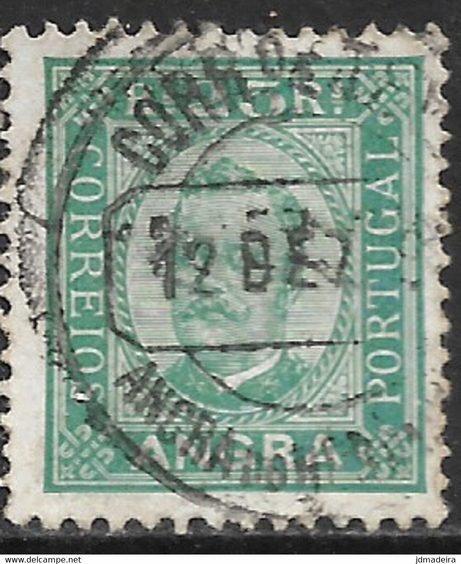 Angra – 1892 King Carlos 25 Réis Used Stamp - Angra