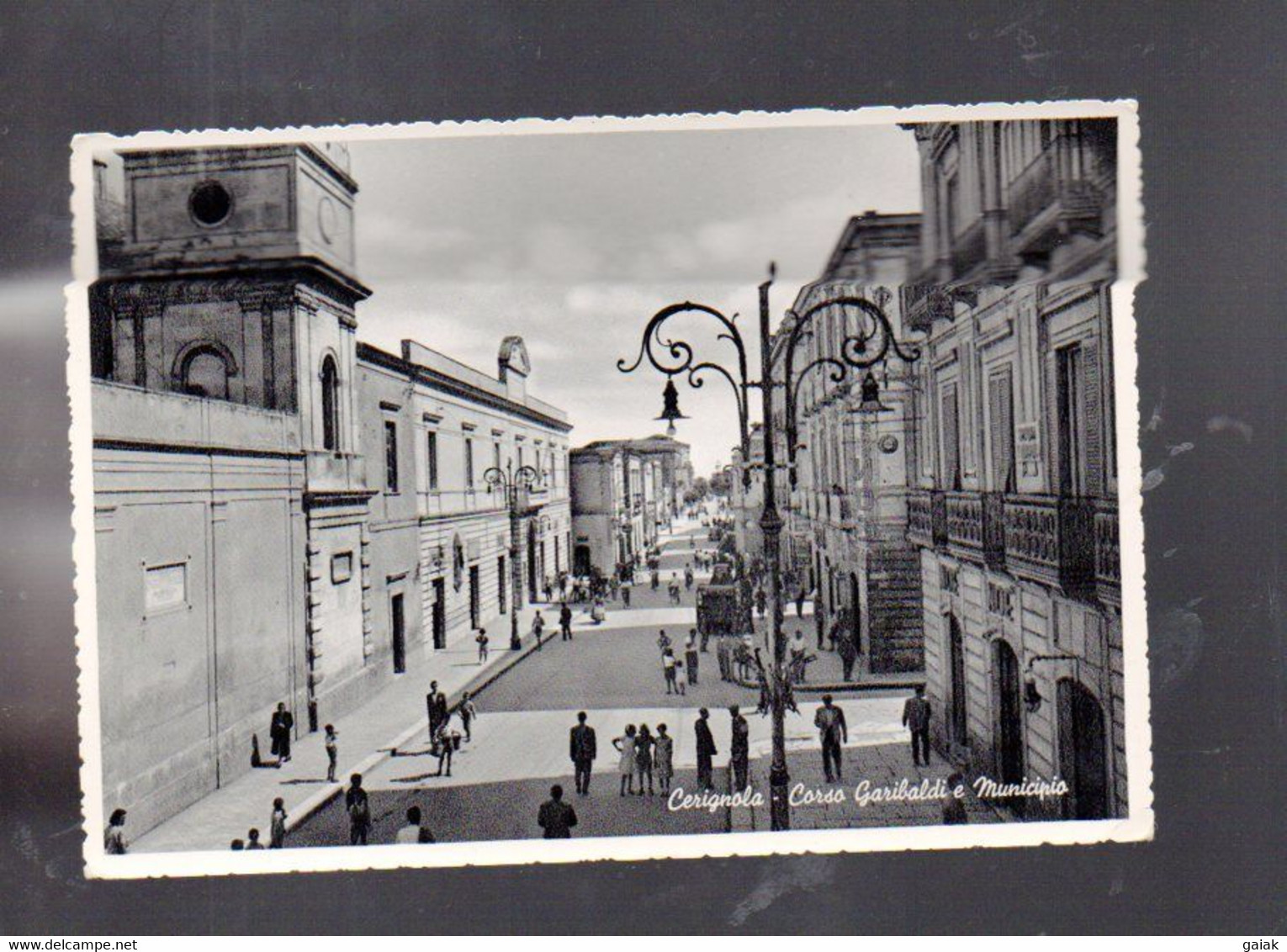 95  CERIGNOLA  Corso  Garibaldi  E  Municipio  Viaggiata - Cerignola