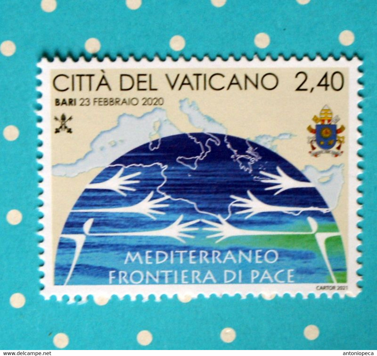 VATICAN 2021, I VIAGGI DI PAPA FRANCESCO , MNH** - Unused Stamps