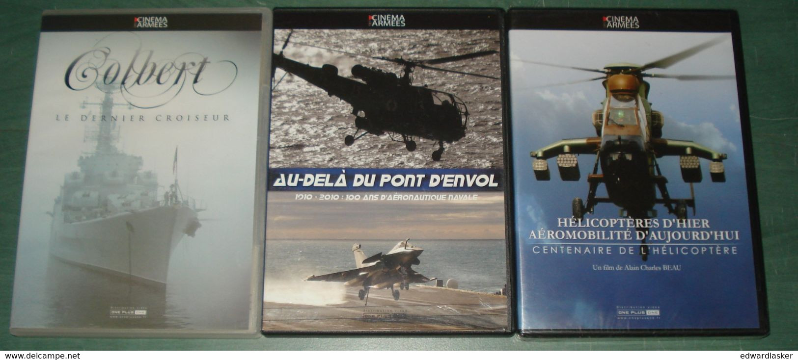 Lot 3 DVD (documentaires) - Collection Cinéma Armées - Colbert Hélicoptères Etc - Documentaires