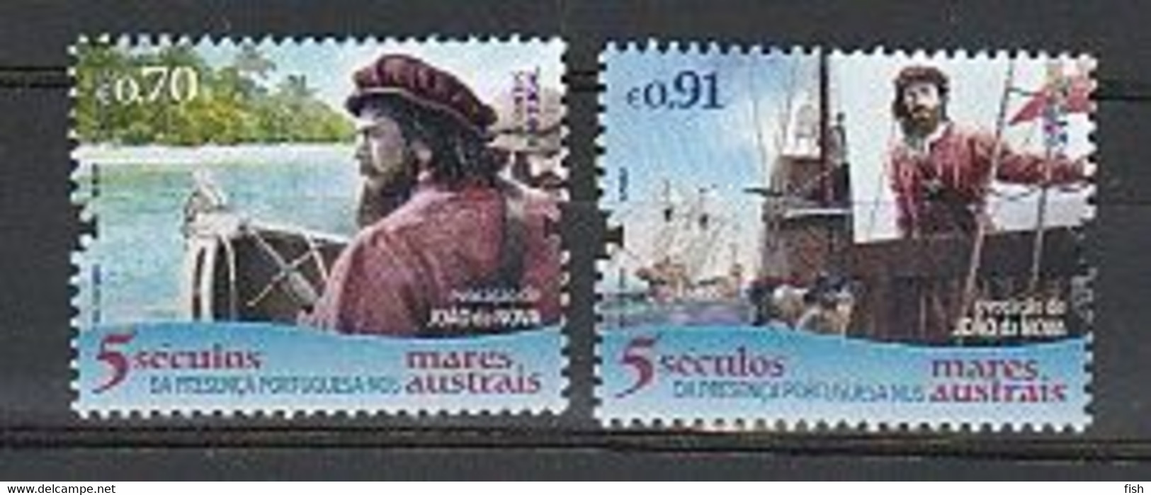 Portugal ** & V Centuries Portuguese Presence In The Austral Seas, João Da Nova Evocation 2021 (77763) - Unused Stamps