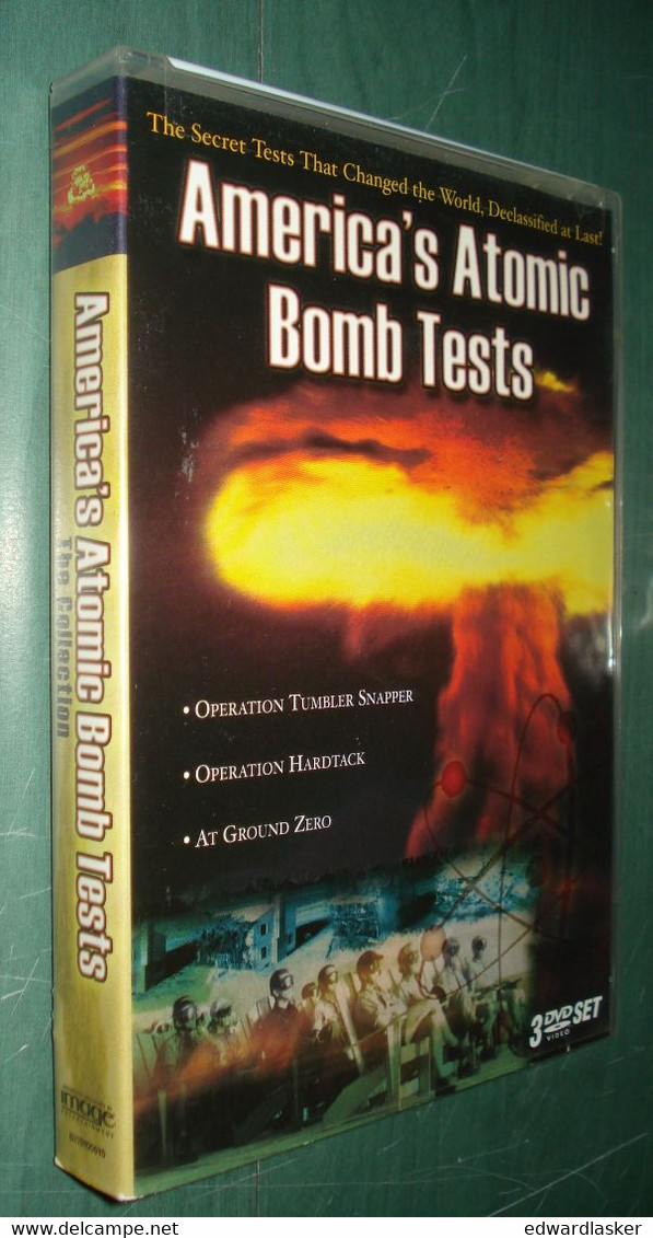 Coffret 3 DVD - AMERICA'S ATOMIC BOMB TESTS - Film Documentaire - Documentary