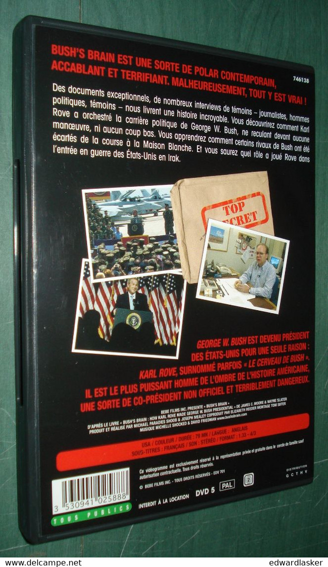 DVD - BUSH'S BRAIN - Film Documentaire Président USA George W. Bush - Documentari