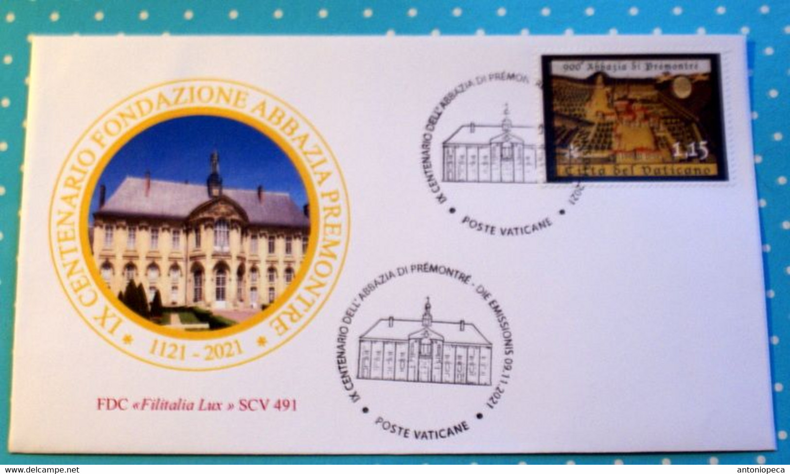 VATICAN 2021, CENTENARIO BASILICA DI PREMONTRE' , FDC - Unused Stamps