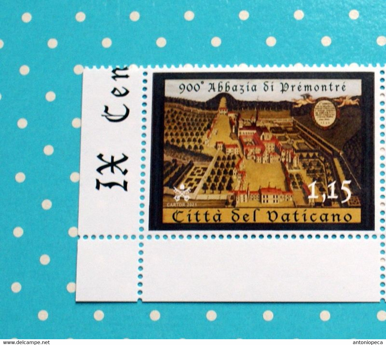 VATICAN 2021, CENTENARIO BASILICA DI PREMONTRE' , MNH** - Unused Stamps