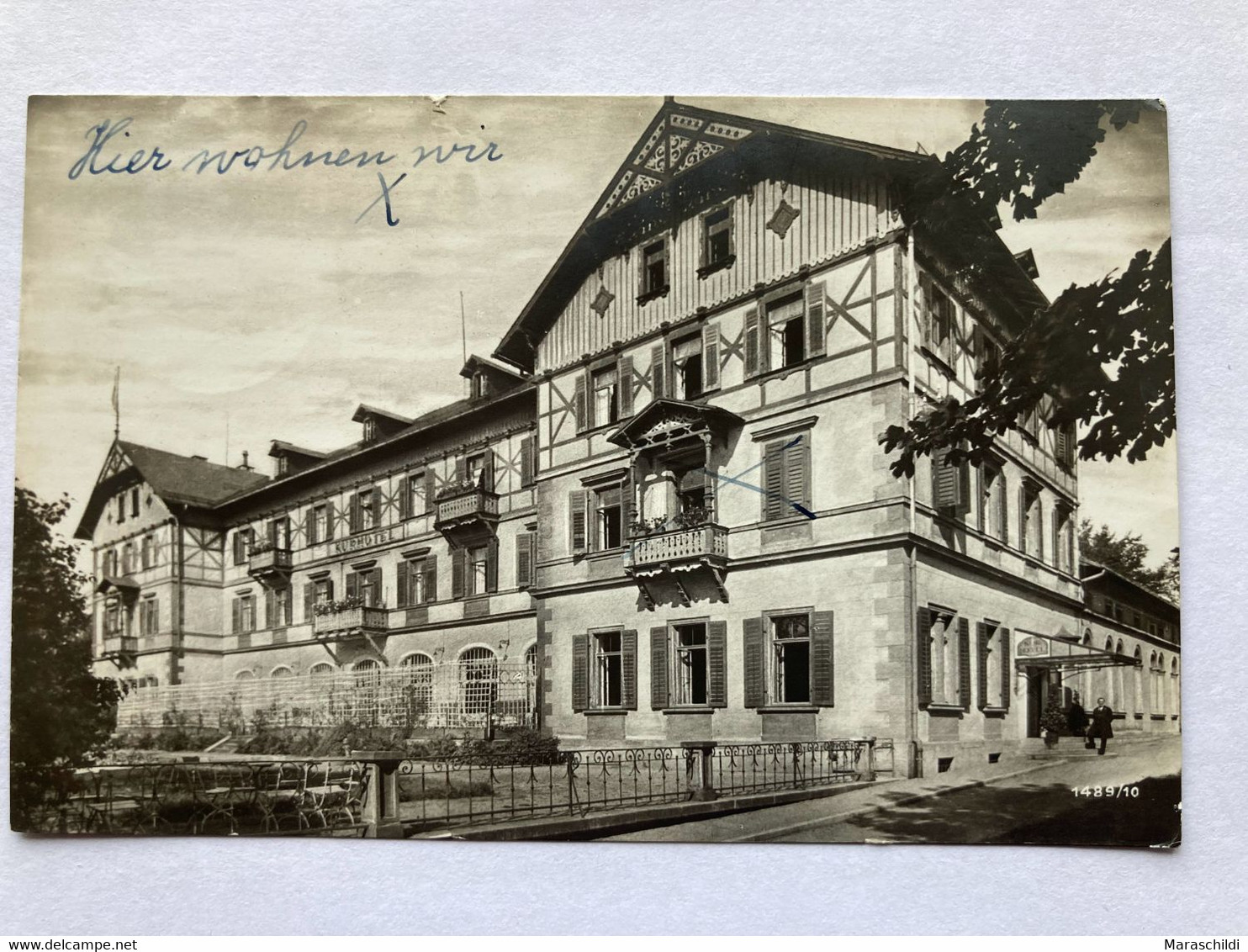 Bad Steben, Kurhotel, Gelaufen 1941 - Bad Steben