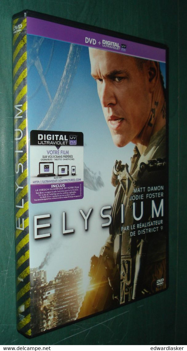DVD ELYSIUM - Matt Damon Jodie Foster - Bonus - Ciencia Ficción Y Fantasía