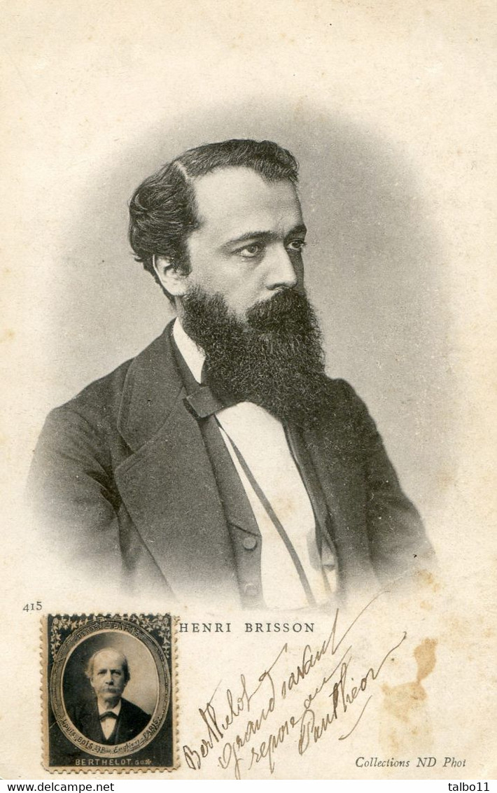 Timbre Représentant Berthelot Dans Un Médaillon Signé Louis Bois, 37 Rue D'Enghien Parissur Le Recto D'une CPA De 1904 - Other & Unclassified